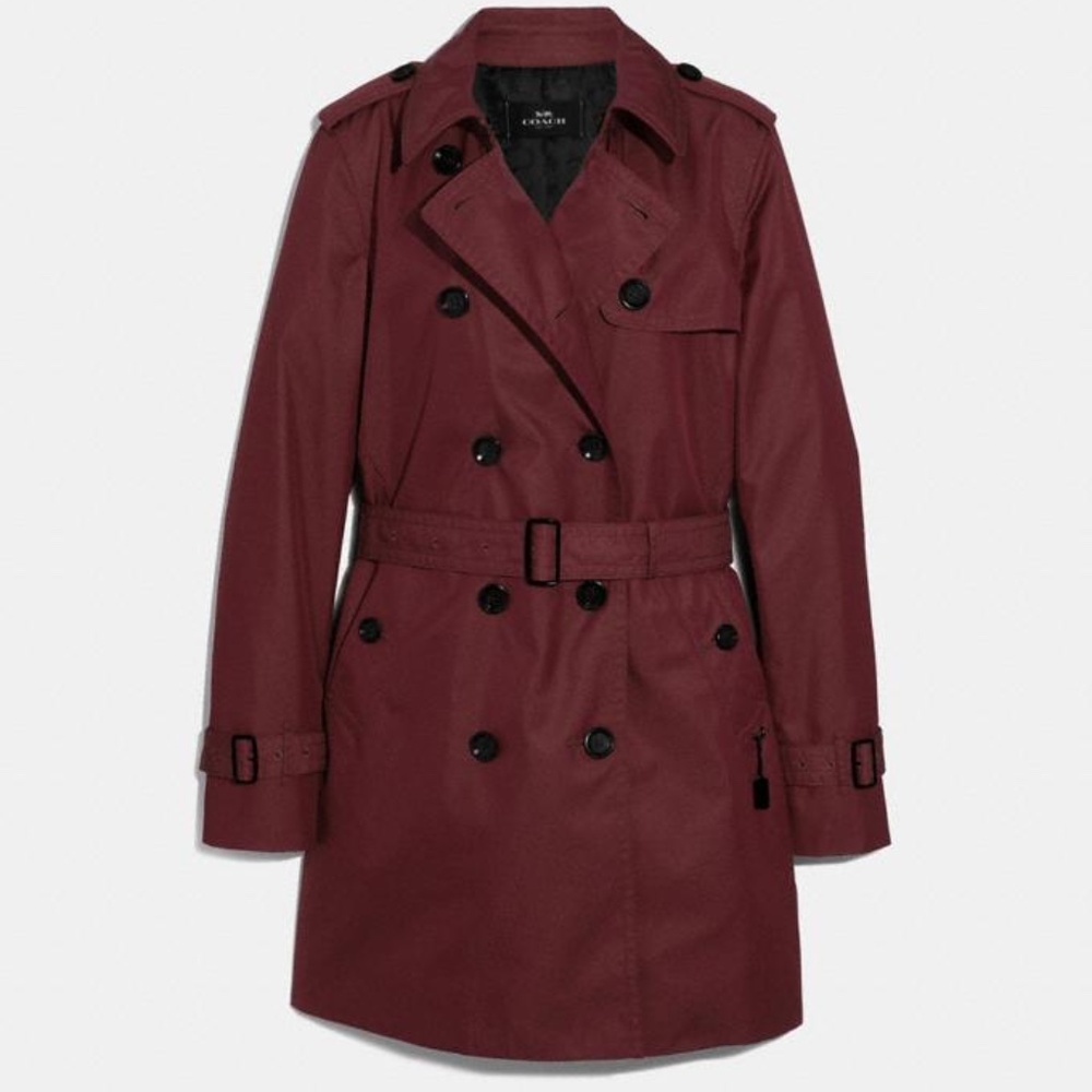 JUST SOLD ELSEWHERE ❣️COACH Trench Coat - Picture 1 of 16